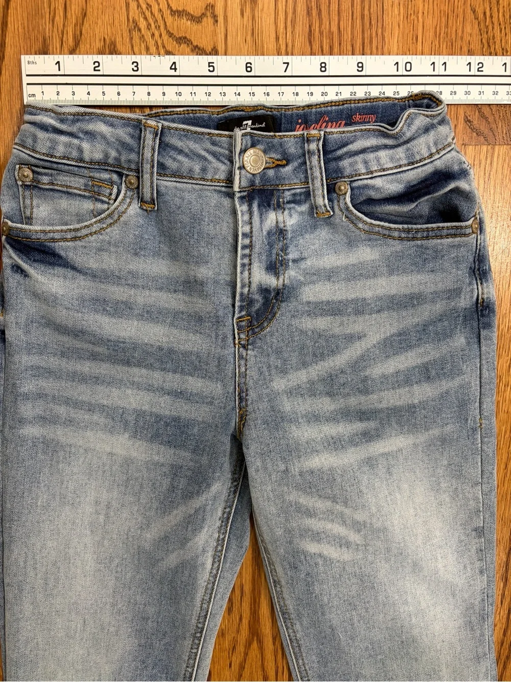 7 For All Mankind Josefina Skinny Boyfriend Raw Hem Jeans (10)